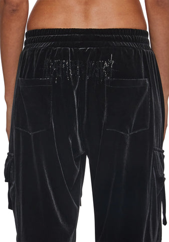 Ego Velour Cargo Sweatpants