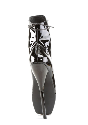 Ballet-1020 Spike Heel Ballet Ankle Boots
