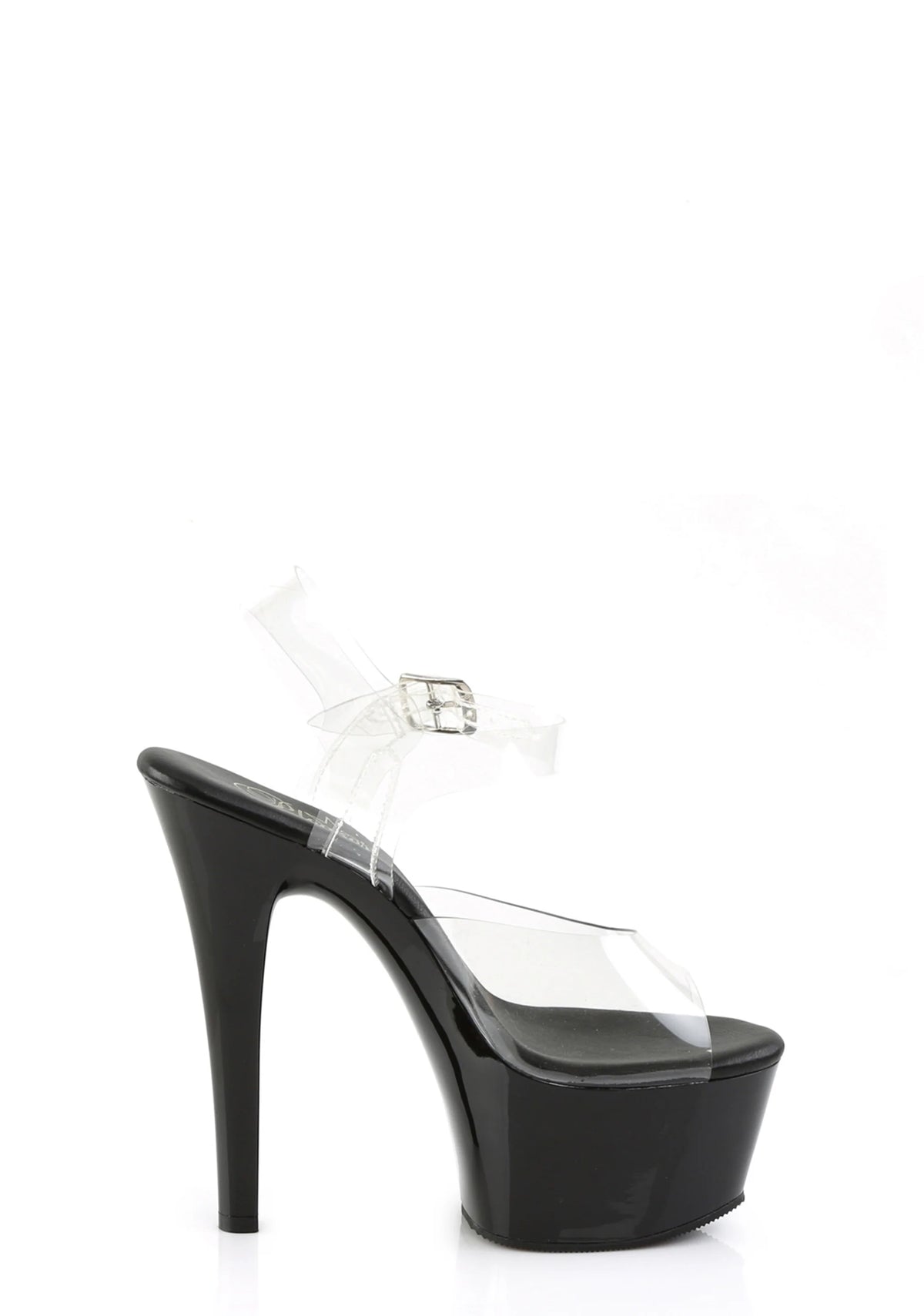 Aspire-608 Platform Ankle Strap Sandals-Black