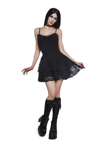 Captivating Horror Mini Dress