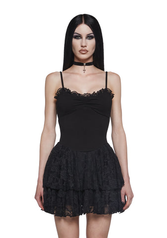 Captivating Horror Mini Dress