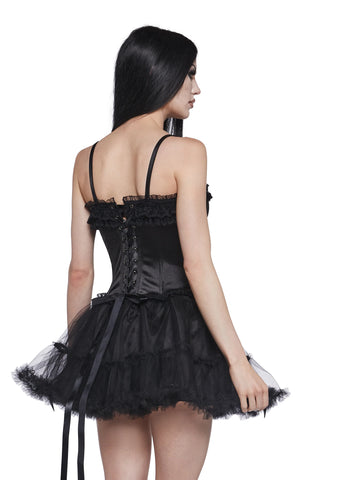 Romantic Age Corset Top - Black