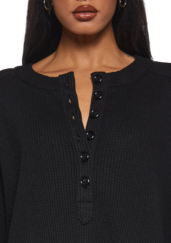 First Glances Trapeze Dress - Black