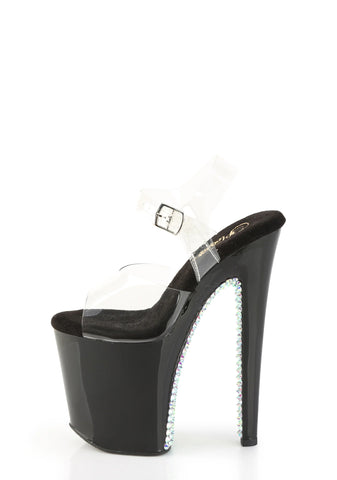 Xtreme-808SPRS Ankle Strap Sandals-Black