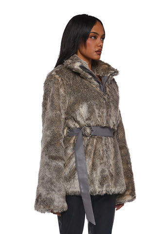 Total Legacy Faux Fur Coat