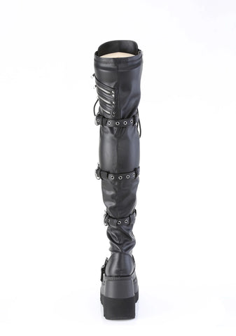 Shaker-420 Platform Thigh High Boots