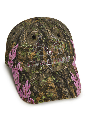 Embroidered Camo Flame Hat