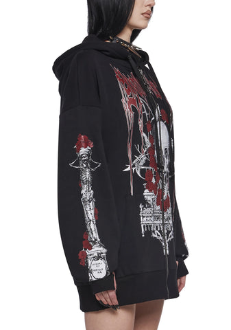 Shadow Of Death Zip-Up Hoodie