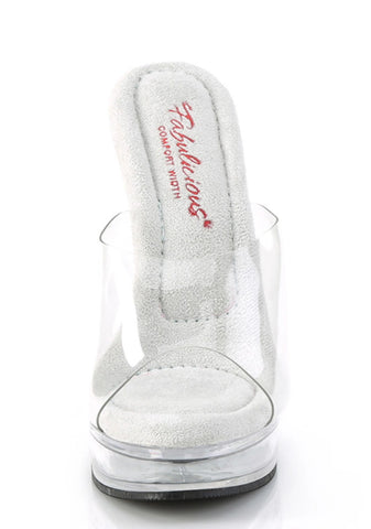 Majesty-501 Platform Slide-Clear