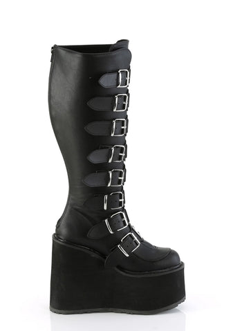 Swing-815WC Platform Wide Calf Knee High Boots