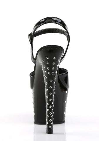 Stardust-709 Rhinestone Studded Sandals