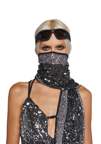 Clear Curiosity Scarf - Metallic