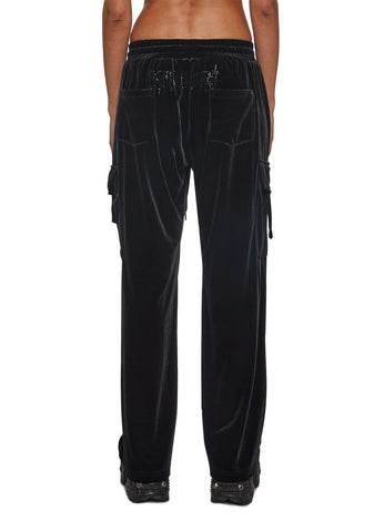 Ego Velour Cargo Sweatpants