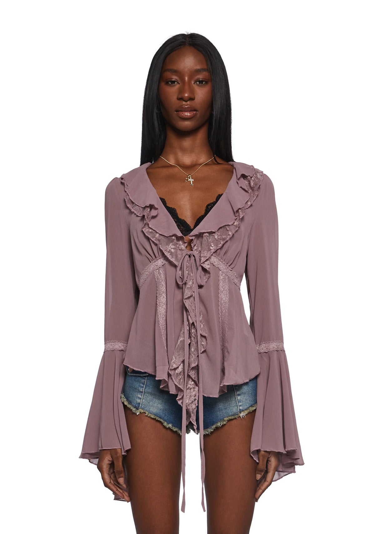 Alchemy Sparks Blouse - Brown