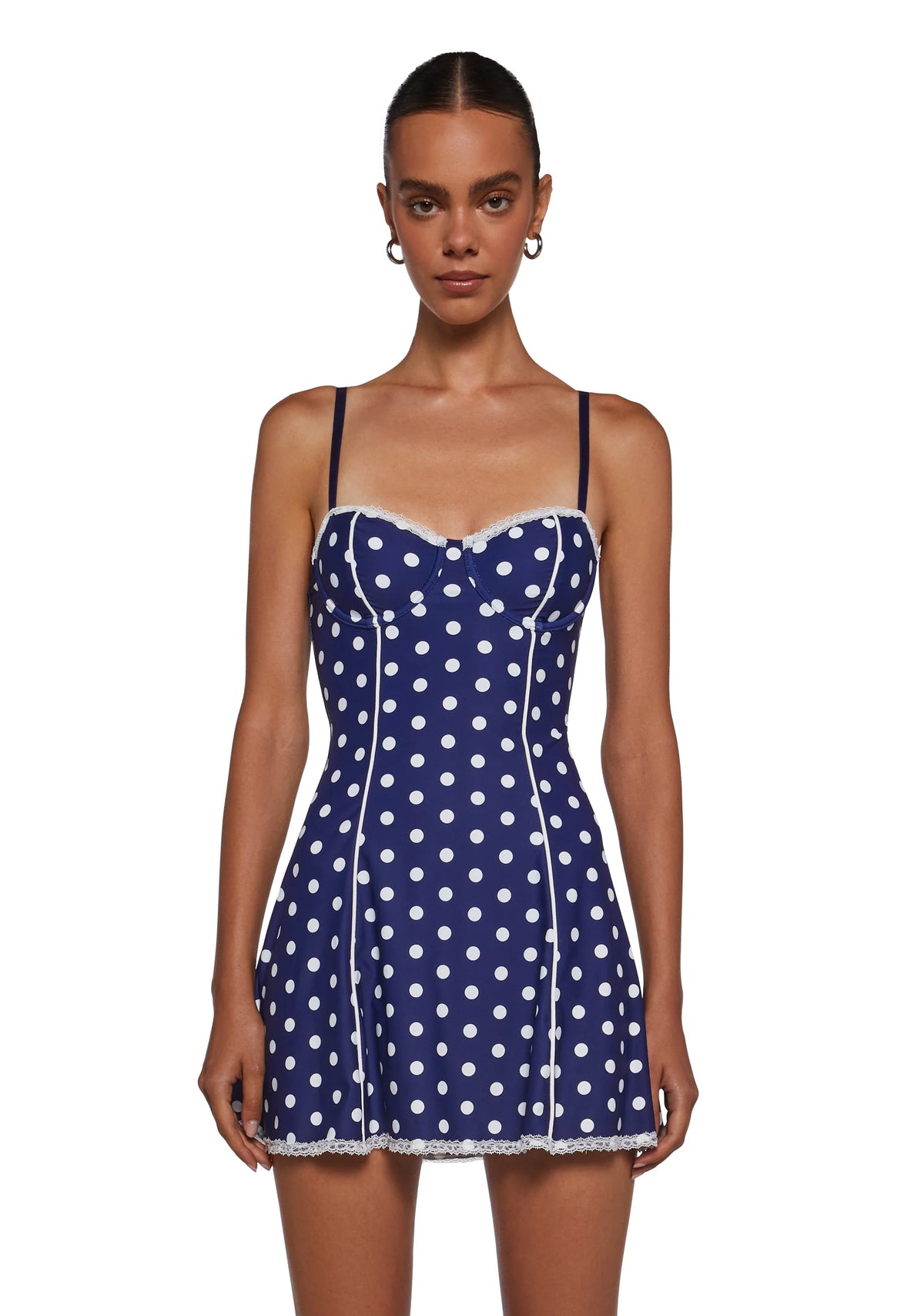 Ahoy Baby Polka Dot Mini Dress