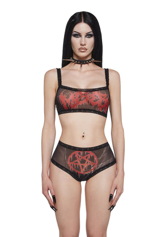 Hidden Goth Panty Set