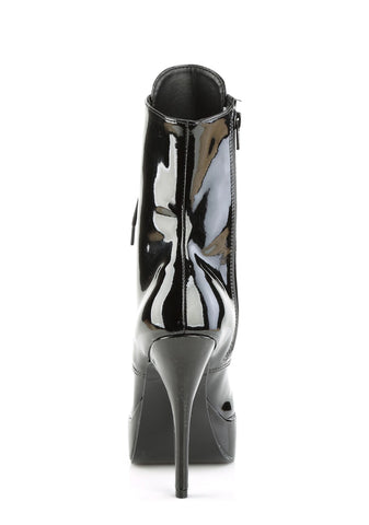 Indulge-1020 Platform Ankle Boots-Black