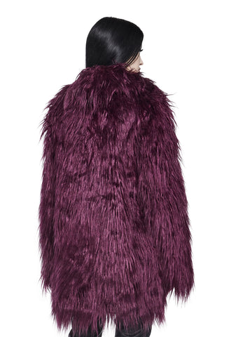 Grim Grace Shag Faux Fur Jacket