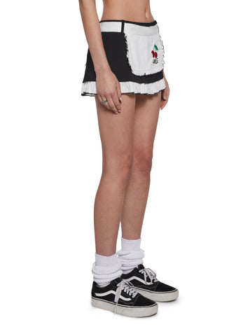 Take Everything Apron Mini Skirt