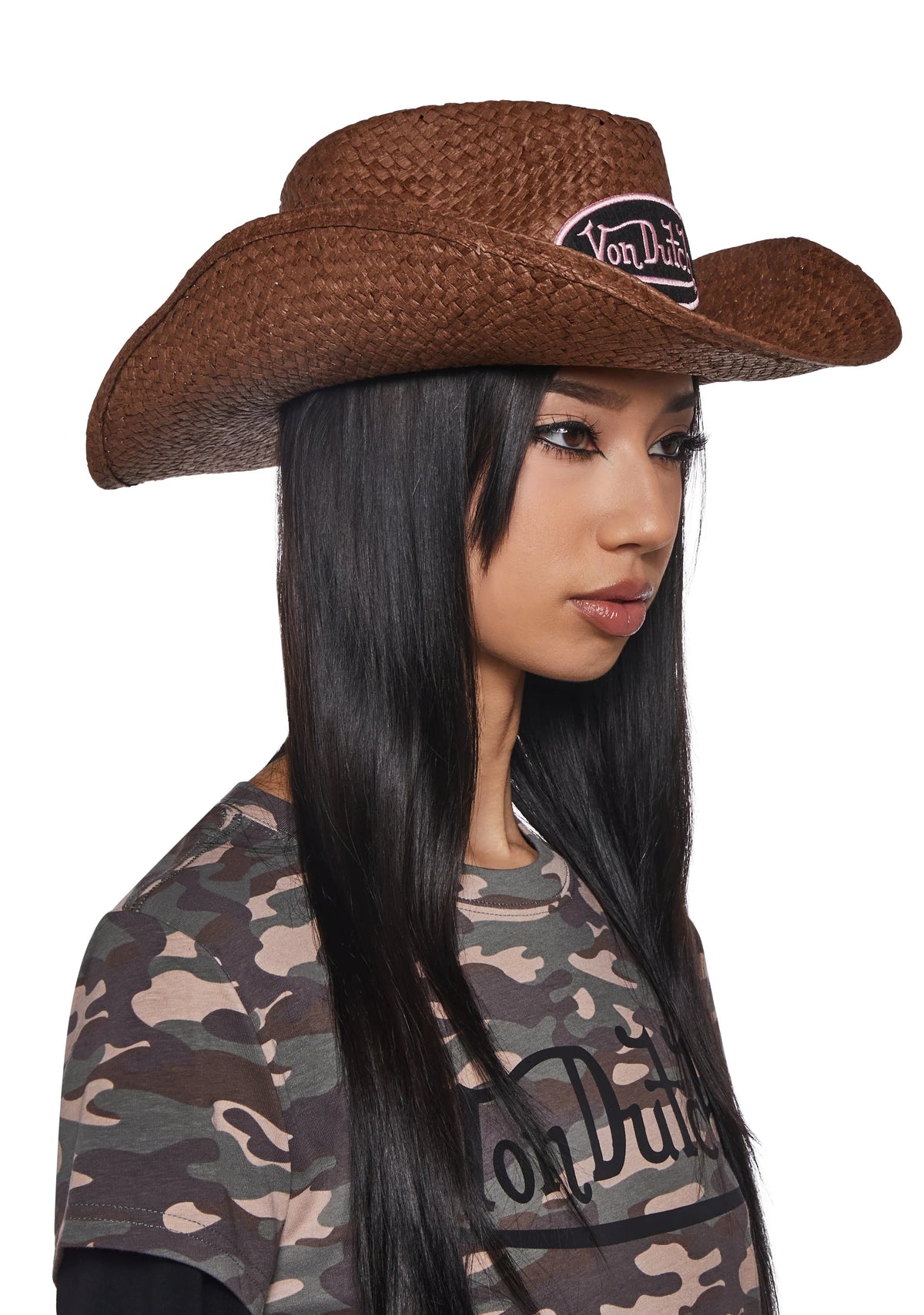 Von Dutch Cowboy Hat - Brown