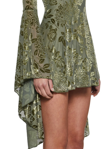 Whimsy Musings Flared Mini Dress