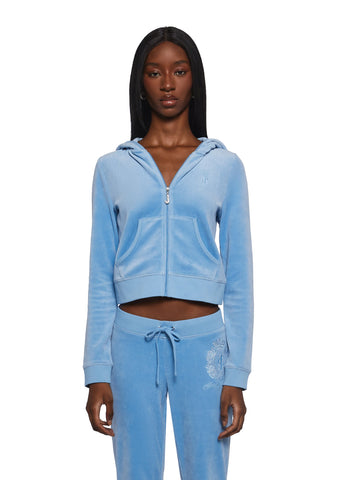 Crown Heritage Cotton Velour Hoodie