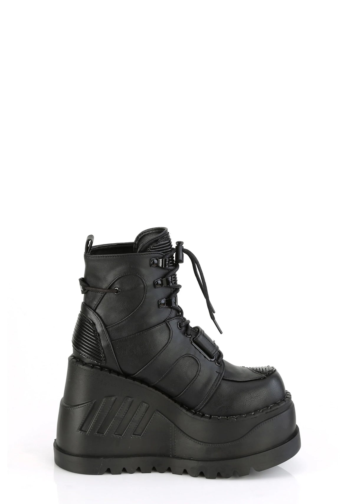 Stomp-13 Platform Wedge Ankle Boots