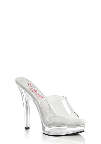 Majesty-501 Platform Slide-Clear