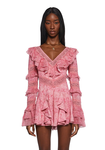 Dusk Dancer Lace Romper