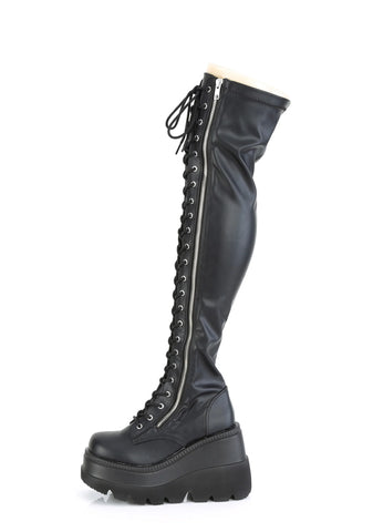 Shaker-374 Platform Thigh High Boots