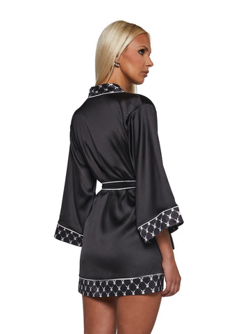 Playboy Bunny Smoke Lounge Robe