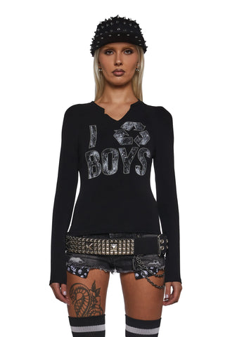 Recycling Mood Long Sleeve Tee