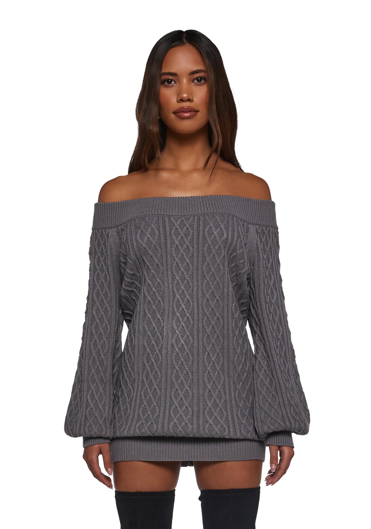 Romantasy Sweater Mini Dress