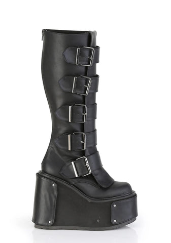 Transformer-800 Platform Knee High Boots