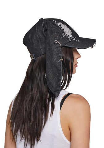 Animal Instinct Denim Cap