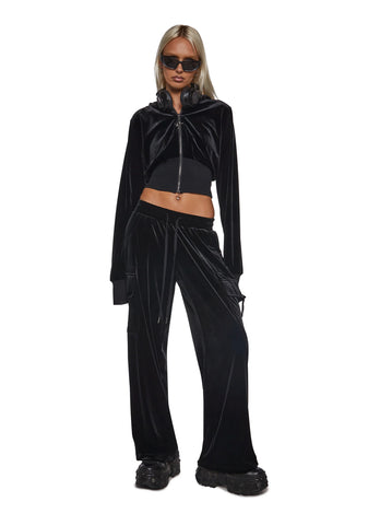 Ego Velour Cargo Sweatpants