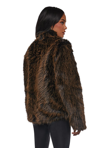 High Society Babe Faux Fur Coat