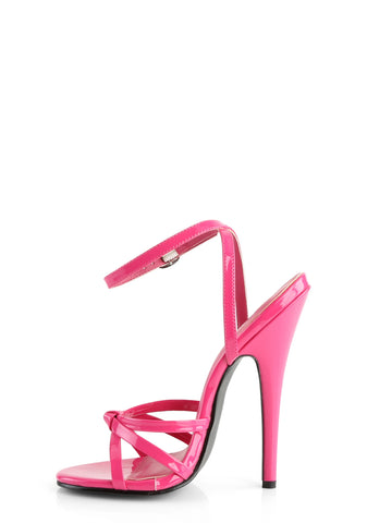 Domina-108 Wrap Heels - Pink