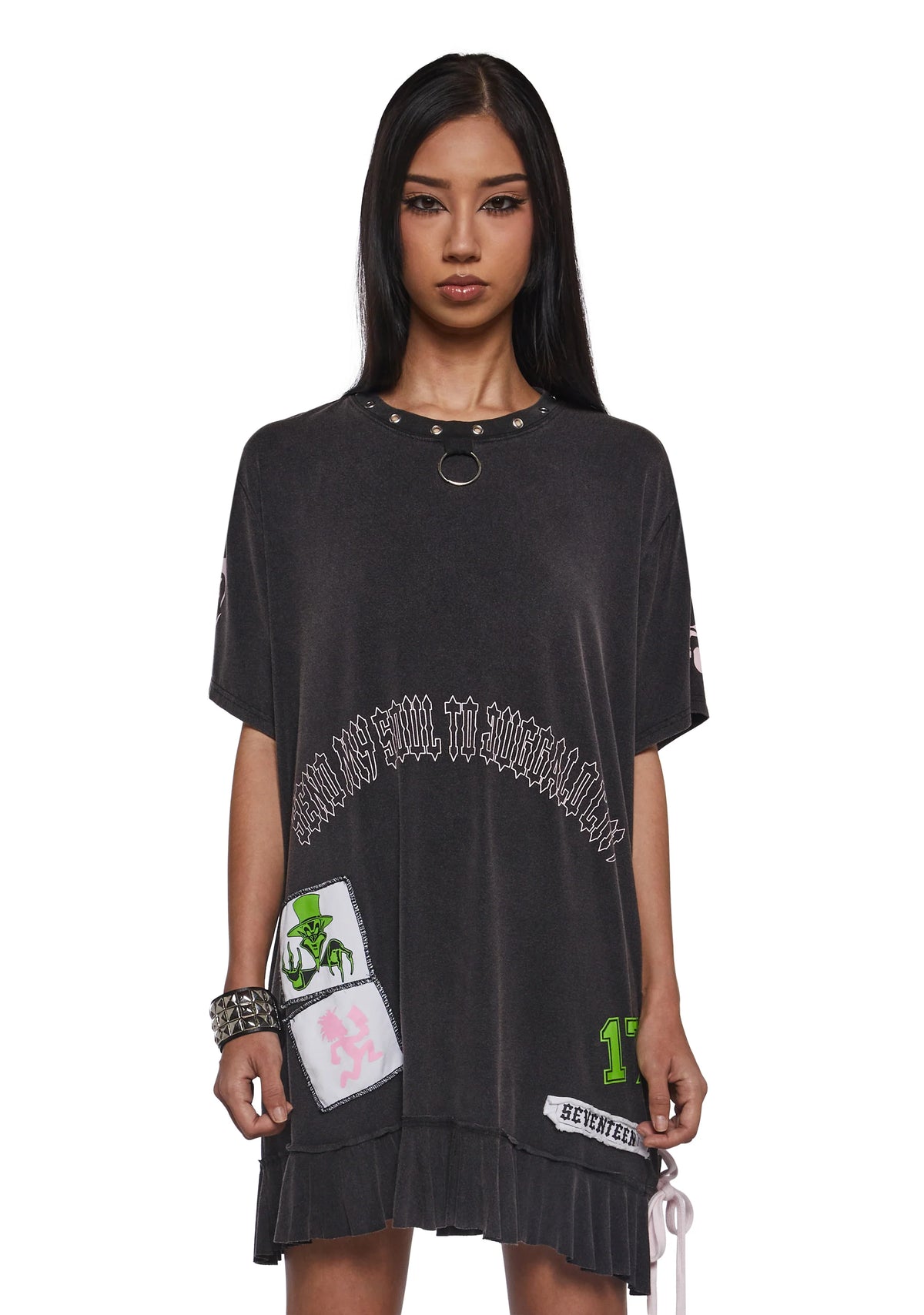 Send My Soul Washed Tee Dress