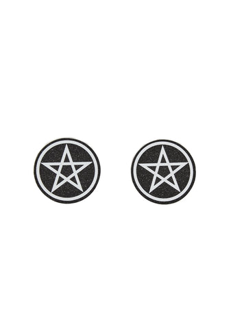 Wicca Pentagram Glitter Pasties