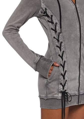 Feisty Juvenile Hoodie Dress