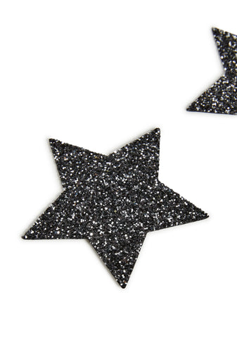 Midnight Super Sparkle Glitter Pasties