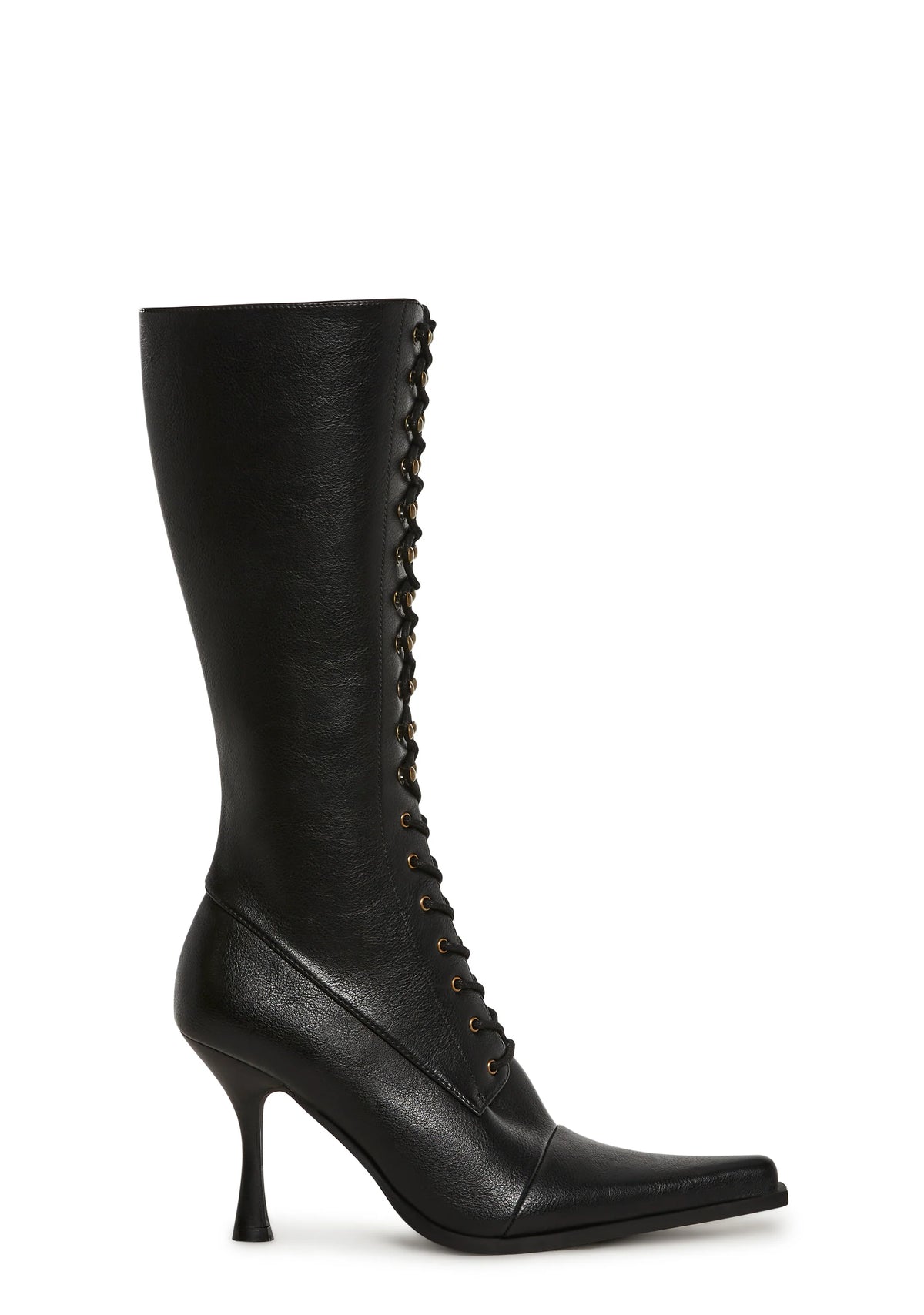 Tricks And Trials Lace Up Boots - Black