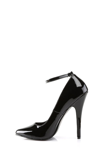 Domina-442 Mary Jane Pumps-Black-Red