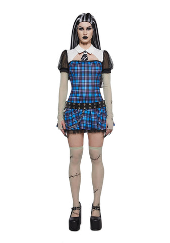 Reanimated Doll Costume And Wig Set