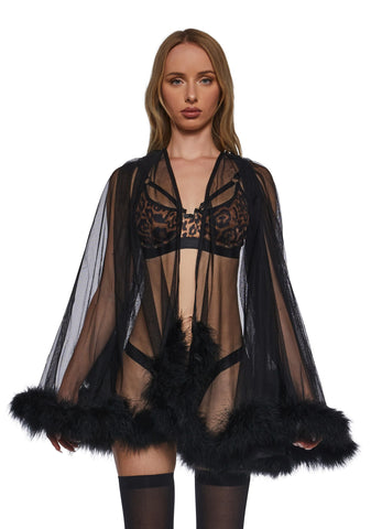 Hollywood Glam Luxury Mini Robe