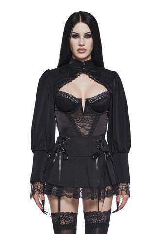 Night Manor Long Sleeve Shrug