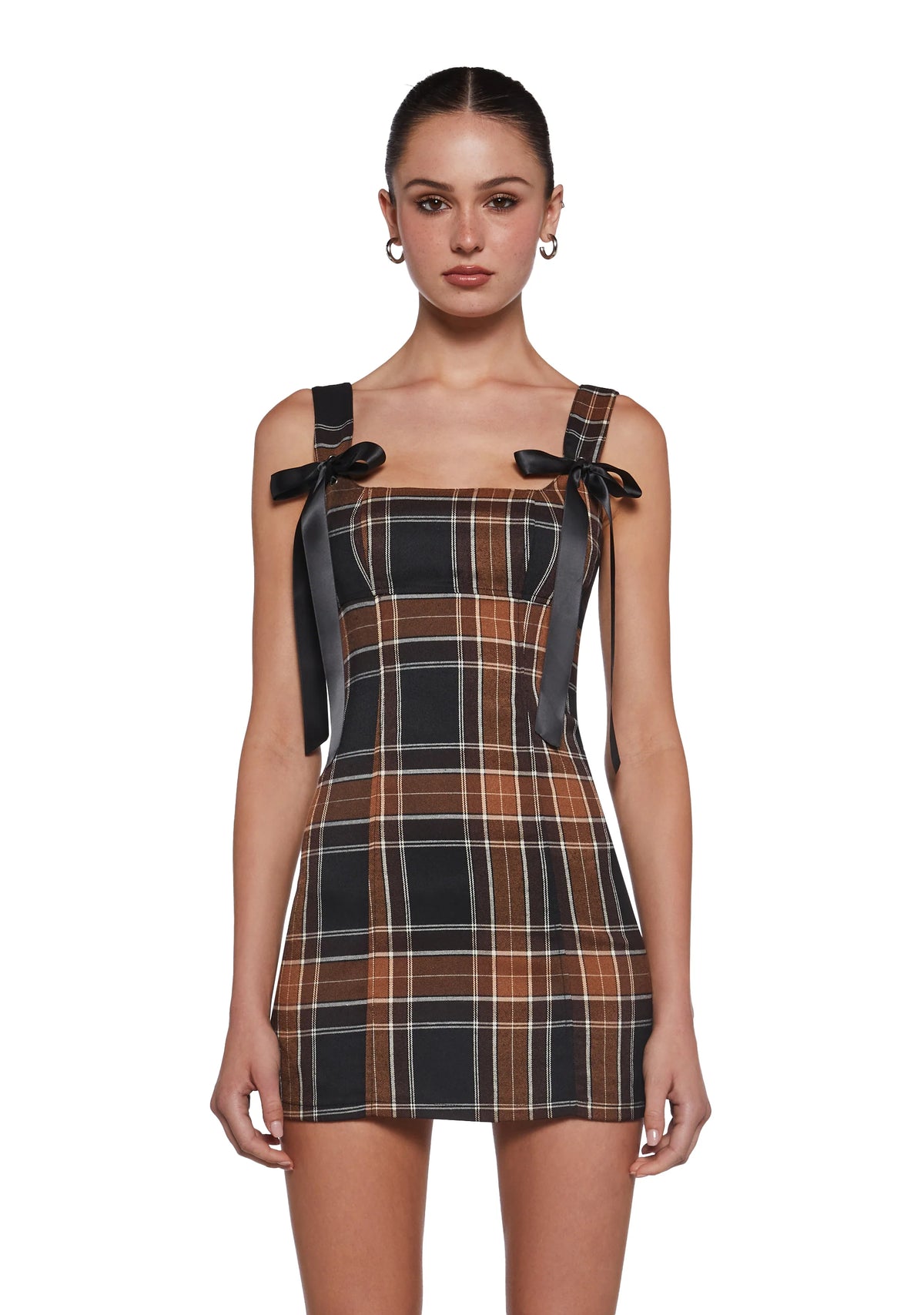 Pixie Stardust Mini Dress - Plaid