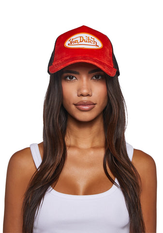 Velvet Trucker Hat