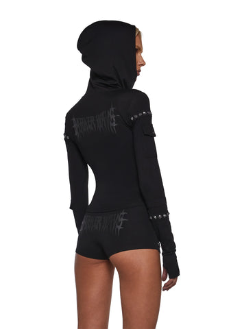 Ego Fitted Corset Sweater With Hardware